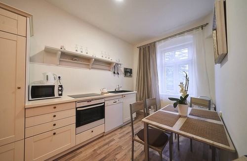 Karlovy Vary Apartment | Discover Bluestars Home: Family-Friendly with Kitchen Amenities