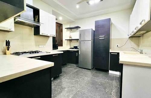 Sheikh Sarai Apartment | Pet-Friendly BluO Park Facing 3BHK with Balcony & Parking