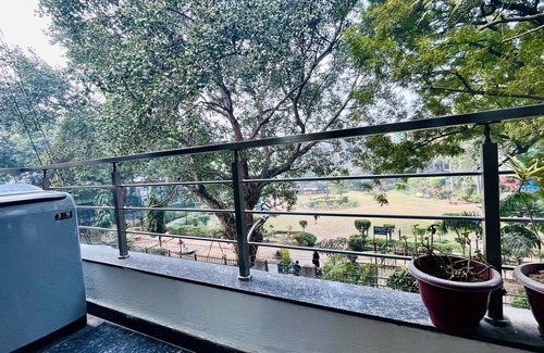 Sheikh Sarai Apartment | Pet-Friendly BluO Park Facing 3BHK with Balcony & Parking