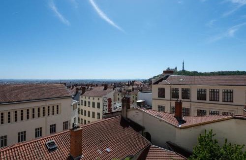 Grande Cote - Annonciade Apartment | Cozy Duplex Croix Rousse with Spectacular Fourvière Views