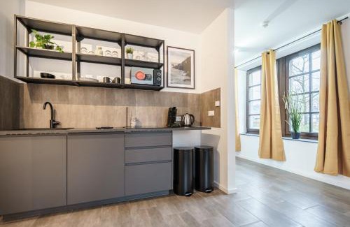 Mettingen Apartment | Boardinghaus Grünefeld I W7 I modernes Apartment I P I Smart I Office