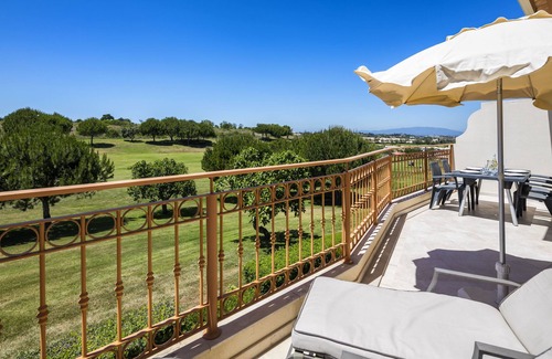 Atalaia Apartment | Boavista Golf Retreat: 2 Bed Oasis with Seaview & Spa