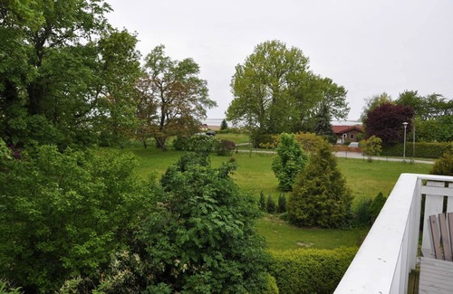 Wendisch Langendorf Apartment | Oceanview Retreat at Boddenblick with Balcony & Spa