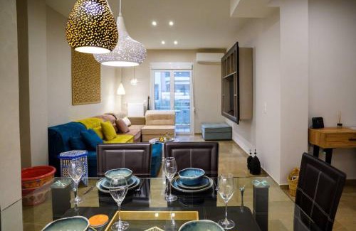 Nea Smirni Apartment | Trendy Boho 2-Bedroom Escape with High Guest Ratings