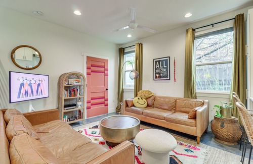 Blackshear-Prospect Hill House | Boho Austin Vacation Home w/ Private Hot Tub!