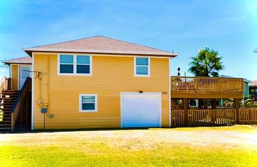 Surfside Beach House | Pet-Friendly Boho Beach Bungalow Steps from the Gulf