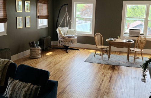 Spring Grove Apartment | Discover BoHo on Main: Pet Friendly Stay in Downtown