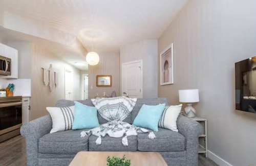 North Central Edmonton House | Boho Suite: Cozy Retreat with King Bed and Fireplace