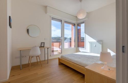 Savena Apartment | Explore Bologna Hills View: Attic with Terrace & Family Fun