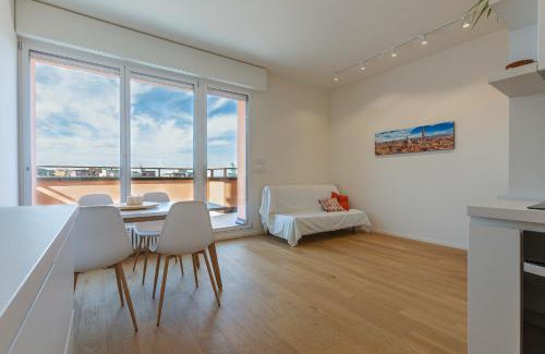Savena Apartment | Explore Bologna Hills View: Attic with Terrace & Family Fun