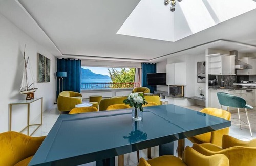 Montreux Apartment | Beautiful Bon-Port Apartment with Lakefront Views
