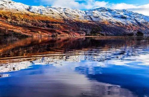 Arrochar Cabin | Idyllic Bonnie Banks Lodge Ardlui with Oceanfront Views