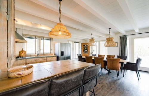 Municipality of Ameland House | Relaxing Bosch Villa with Pool, Sauna & Ocean Views