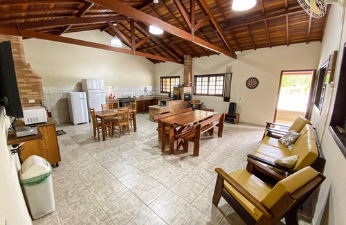 Socorro House | Unwind at Bosque dos Coqueiros: Heated Pool & Free Wi-Fi