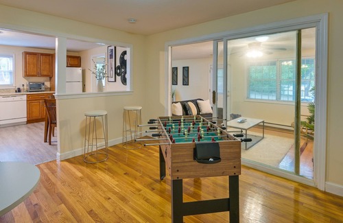 Fairmount Hill Apartment | Modern Boston Duplex with Foosball Table Near Downtown