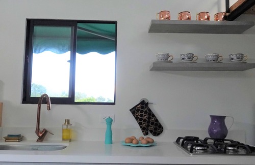 Copacabana House | Botanico Glamping: Ocean View Mobile Home with Spa Amenities