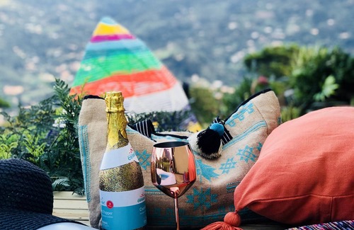 Copacabana House | Botanico Glamping: Ocean View Mobile Home with Spa Amenities