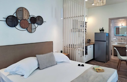 Kamares Hotel | Top-Rated Boufounis Studios with Family-Friendly Amenities