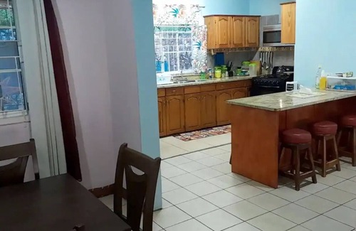 Saint Andrew House | Exquisite Bougainvillea Palms: Pet-Friendly Family Retreat