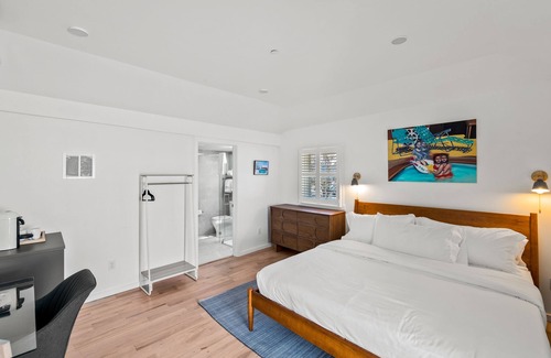 North Downtown Hotel | Stylish Boutique Room Near Downtown Mall | Rose Jean #5