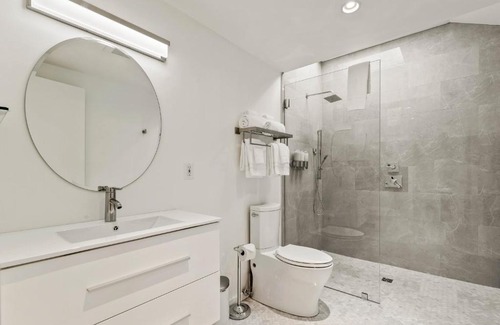North Downtown Hotel | Boutique Room steps from Downtown Mall Rose Jean Room 1