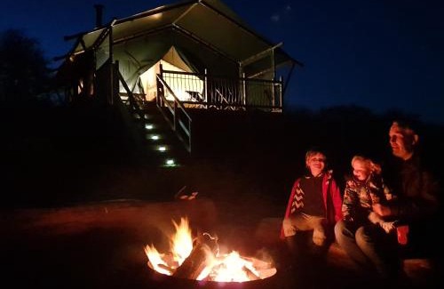 Ivybridge Other | Experience Brackenhill Glamping: Safari Tent with Hot Tub