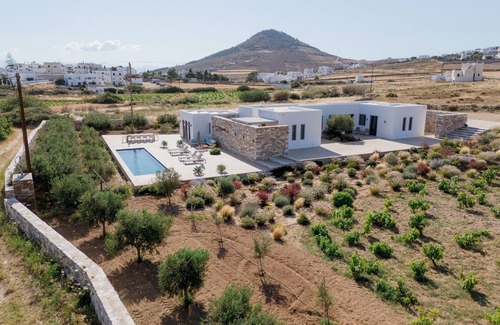Piso Livadi Villa | Elegant Bracket House Paros Villa with Private Pool & View