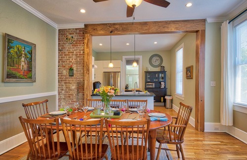 West Side Historic District House | Experience Bramley House: Walk to DWTN Hendersonville
