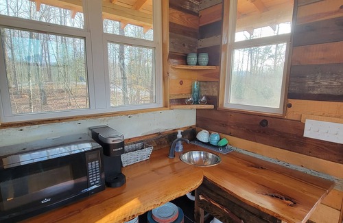 Pickens Cabin | Idyllic Branches Up Tree House Mountain Retreat with Kitchen
