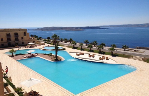 Ghajnsielem Apartment | Exceptional 2 Bedroom Apartment with Ocean Views in Fort Chambray