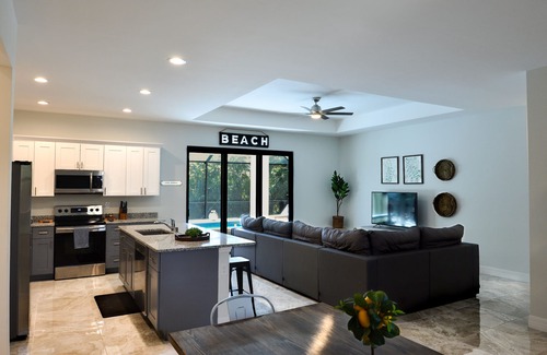 McGregor House | New 2021 Home with Pool & Oceanfront Views in Ft Myers