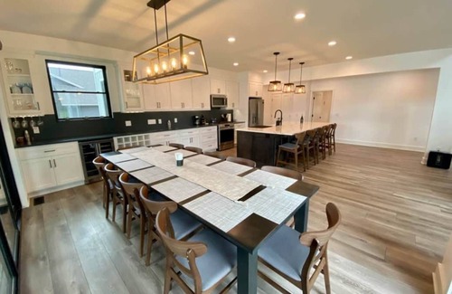 Town of Milo House | BRAND NEW 7 BR/5 BA luxury home ON Keuka Lake just outside of Penn Yan!