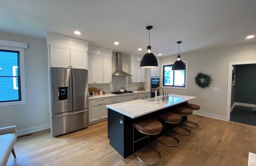 South Bend House | New Family-Friendly Gameday Home Steps from ND