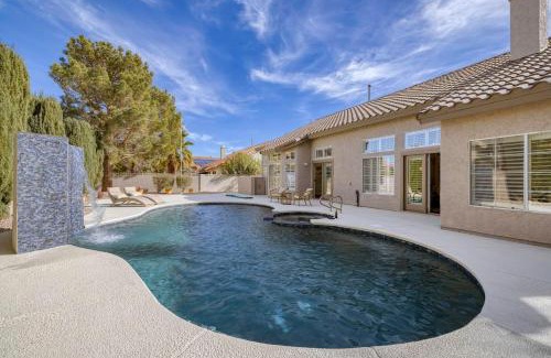 Las Vegas House | Brand New Listing Modern Hacienda Home Heated Pool