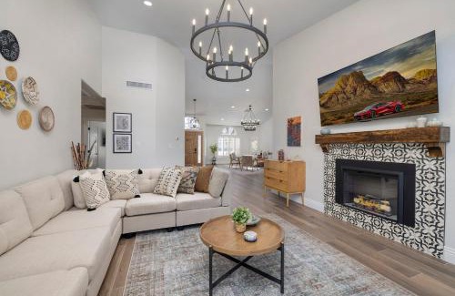 Las Vegas House | Brand New Listing Modern Hacienda Home Heated Pool