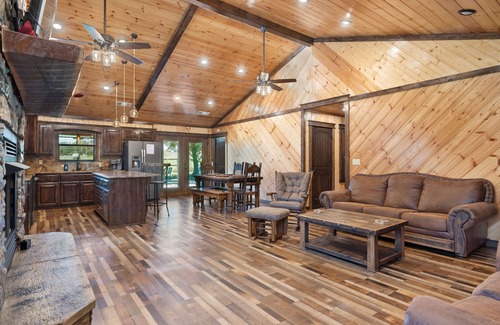 Golden Cabin | Secluded Cabin Retreat with Meadow Views & Top Amenities
