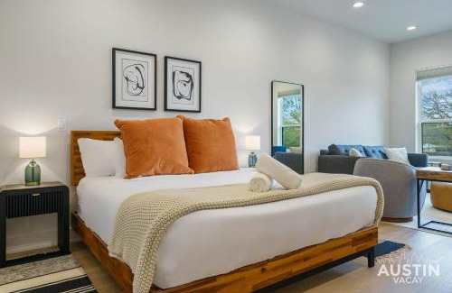 Lakeland Park Apartment | Brand New Studio Apt w King Bed Kitchenette in Steiner Ranch by Austin Vacay