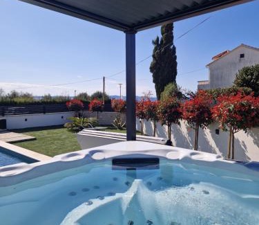 Zaton Villa | New Villa Olivia: Oceanfront Retreat with Heated Pool & Spa