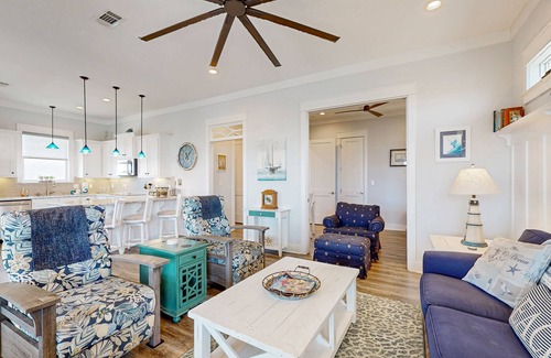 Galveston House | Modern Waterfront Retreat with Deck and Ocean Views