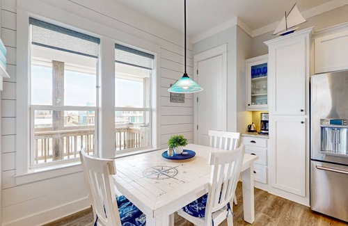 Galveston House | Modern Waterfront Retreat with Deck and Ocean Views