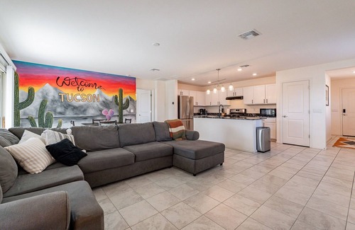 Tucson House | Stylish Modern Desert Home with Spa & Family Amenities