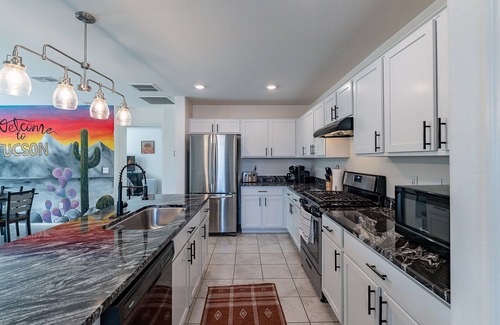 Tucson House | Stylish Modern Desert Home with Spa & Family Amenities