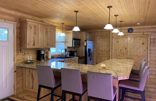 Dingle House | Stunning Bear Lake Views with Pool, Spa & Pet-Friendly Stay