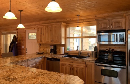 Dingle House | Stunning Bear Lake Views with Pool, Spa & Pet-Friendly Stay
