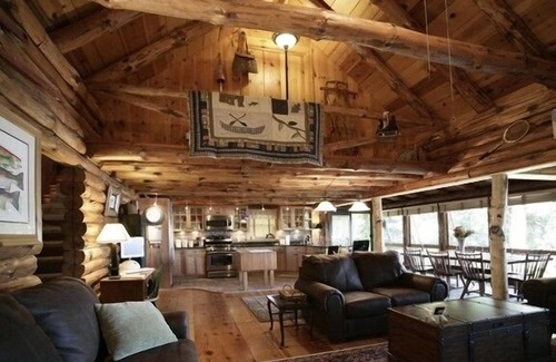 Kattskill Bay Cabin | Impressive Log Cabin on Lake George with Pool & Spa