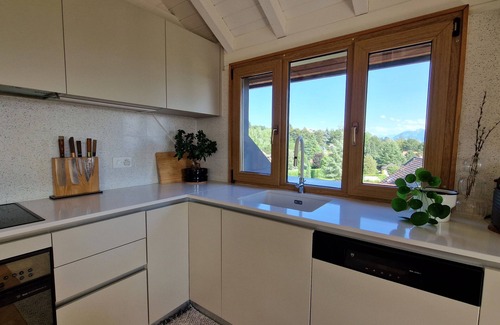 Jouxtens-Mezery Apartment | Captivating Views of Lake Geneva Await You at Our Hotel