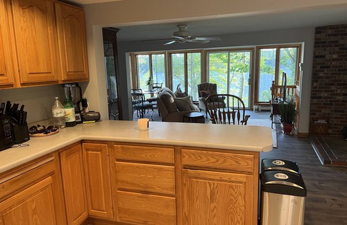 Sanbornville House | Scenic Lovell Lake Home with Pool & Spectacular Views