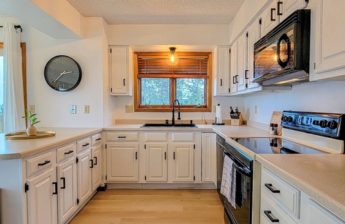 Bemidji Condo | Tranquil Breezy Hills Unit 3: King Bed & Kayaks Await!