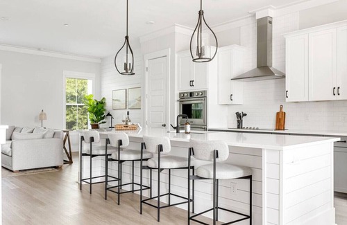 Mount Pleasant House | Bridge View: Family-Friendly Home with Rooftop Deck