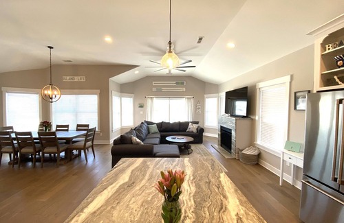A-Zone House | Oceanfront Brigantine Beach House with Deck & Amazing Views
